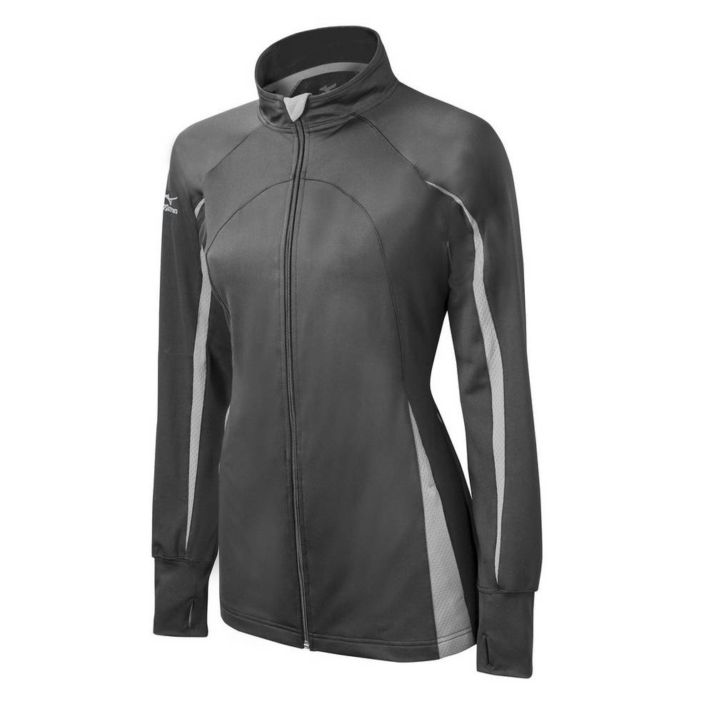 Chaqueta Mizuno Elite 9 Focus Full-Zip Mujer Gris Ofertas WHXO-84172